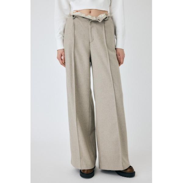 『タイムセール実施中』ZOZO問い合わせ番号:87323746ショップ:MOUSSY，マウジーブランド:MOUSSY，マウジー商品名:WIDE トラウザーカテゴリ:パンツ>スラックスブランド品番:010HAS31-2841素材:(表地...
