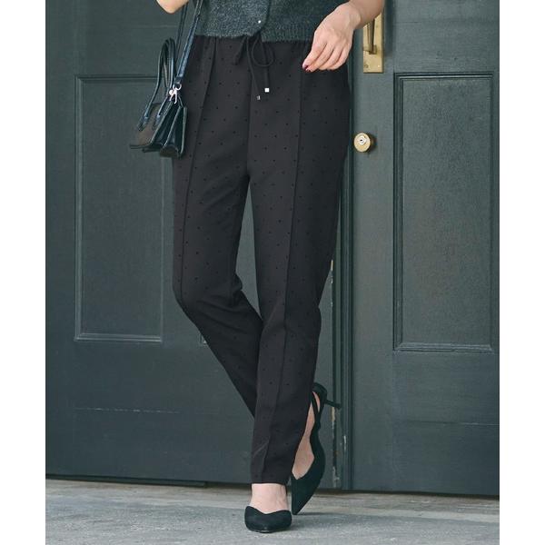 『タイムセール実施中』ZOZO問い合わせ番号:87323995ショップ:coca，コカブランド:coca（coca），コカ商品名:フロッキードット ストレッチテーパードパンツカテゴリ:パンツ>スラックスブランド品番:26-240526...