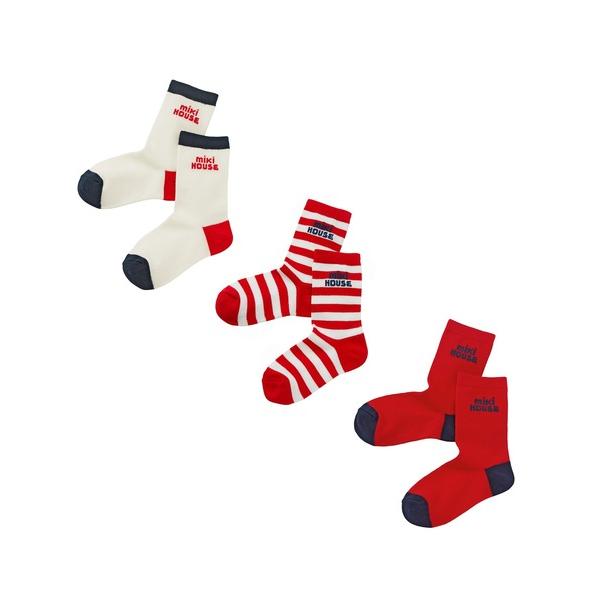 ※このアイテムは返品・交換対象外商品です。ZOZO問い合わせ番号:87325639ショップ:MIKI HOUSE，ミキハウスブランド:MIKI HOUSE，ミキハウス商品名:【WEB限定】ロゴ３足セット　ソックスパックカテゴリ:レッグウェア...