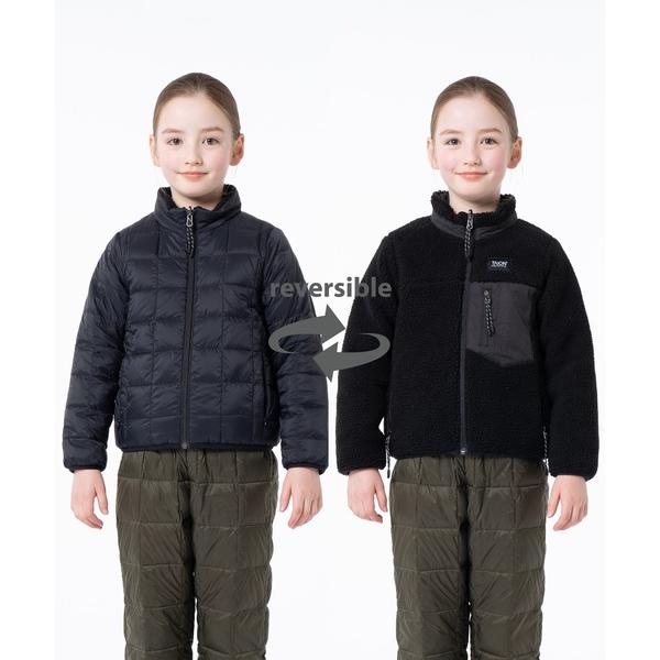 ZOZO問い合わせ番号:87364050ショップ:TAION，タイオンブランド:TAION，タイオン商品名:【TAION(タイオン)】〈キッズ〉マウンテン リバーシブル ダウン×ボア ジャケットカテゴリ:ジャケット/アウター>ダウンジ...