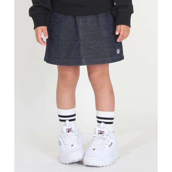 ZOZO問い合わせ番号:87396777ショップ:BABYDOLL，ベビードールブランド:BABYDOLL，ベビードール商品名:カットデニム スカート 9042Kカテゴリ:スカート>デニムスカートブランド品番:BD-FB-カットデニム...