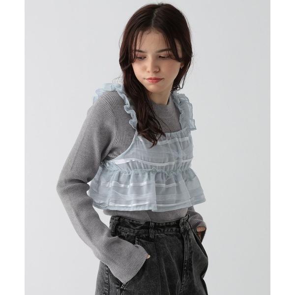 『セール実施中』ZOZO問い合わせ番号:87396920ショップ:GLOBAL WORK，グローバルワークブランド:GLOBAL WORK，グローバルワーク商品名:2SETメルティ＊ビスチェ/AND YUA ANY/142322カテゴリ:ト...