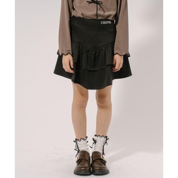 『タイムセール実施中』ZOZO問い合わせ番号:87398939ショップ:moredays store，モアデイズ・ストアブランド:URBAN CHERRY，アーバンチェリー商品名:【CHIPIE/シピ】サイドレースアップティアードスカートカ...
