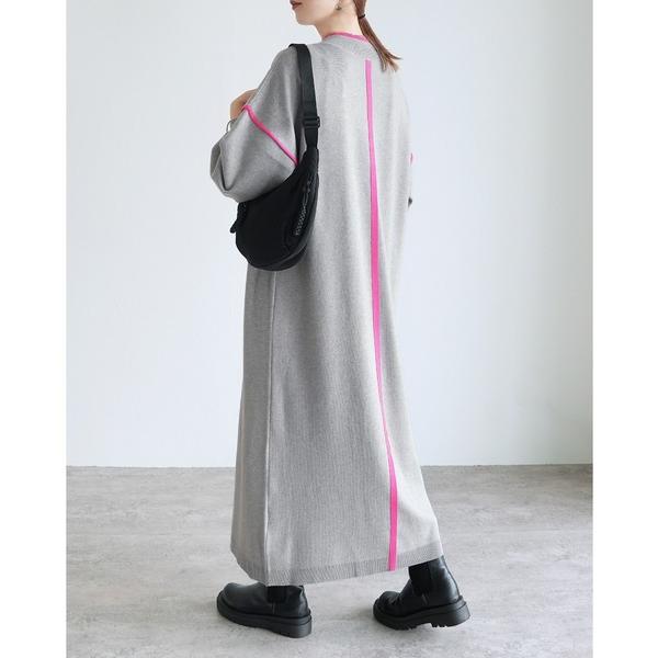 『タイムセール実施中』ZOZO問い合わせ番号:87433206ショップ:reca，レカブランド:reca，レカ商品名:ミラノリブ配色ニットロングワンピースカテゴリ:ワンピース/ドレス>ワンピースブランド品番:dec-ch-2030素材...