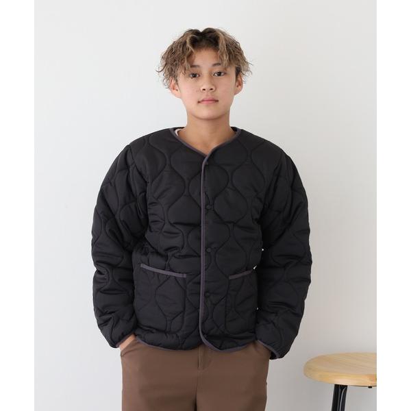 『タイムセール実施中』ZOZO問い合わせ番号:87467164ショップ:FUNALIVE，ファンアライブブランド:FUNALIVE，ファンアライブ商品名:ノーカラーキルティングジャケット KIDSカテゴリ:ジャケット/アウター>ノーカ...