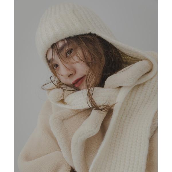 『タイムセール実施中』ZOZO問い合わせ番号:87468130ショップ:rectangle，レクタングルブランド:rectangle，レクタングル商品名:マフラーフライトニットキャップ/フライトビーニーカテゴリ:帽子>ニットキャップ/...