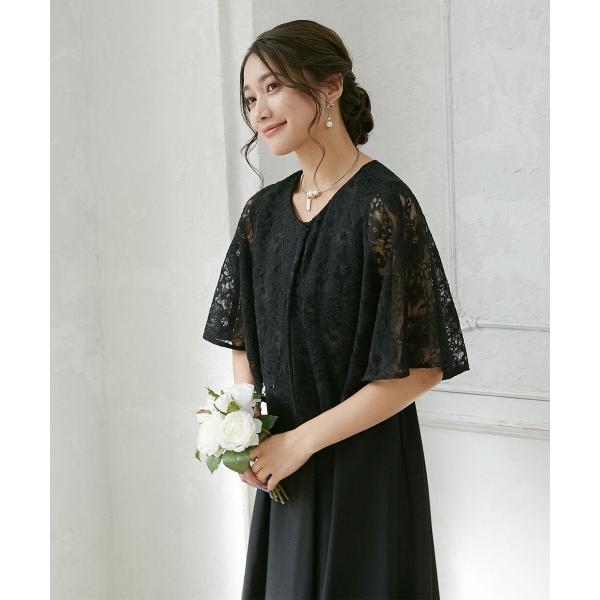 ZOZO問い合わせ番号:87536392ショップ:nissen，ニッセンブランド:Jolie et Jolie，ジョリーエジョリー，nissen，ニッセン商品名:前開きレースケープ風ワンピースドレス＜大きいサイズ有＞カテゴリ:ワンピース/ド...