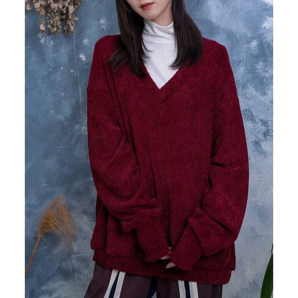 tシャツ 「Nora Lily」Mall Yarn V Neck Pull Over(UNISEX) メンズ レディース