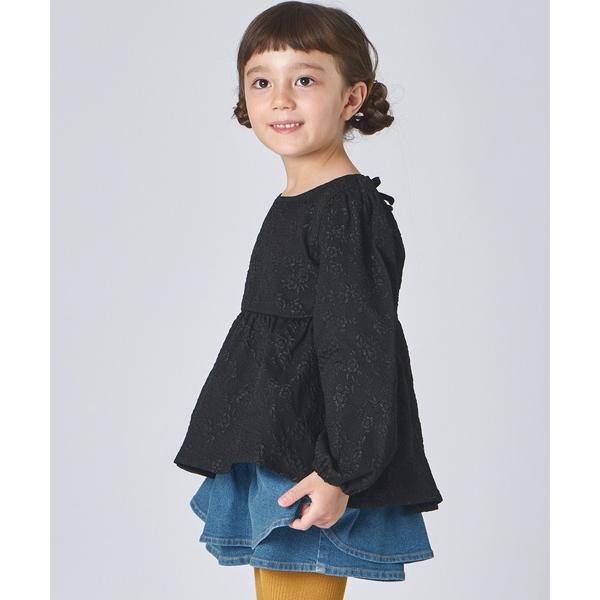 『タイムセール実施中』ZOZO問い合わせ番号:87539622ショップ:pairmanon，ペアマノンブランド:pairmanon，ペアマノン，coucou manon，ククゥ マノン商品名:バックリボン ジャガード花柄ブラウスカテゴリ:ト...