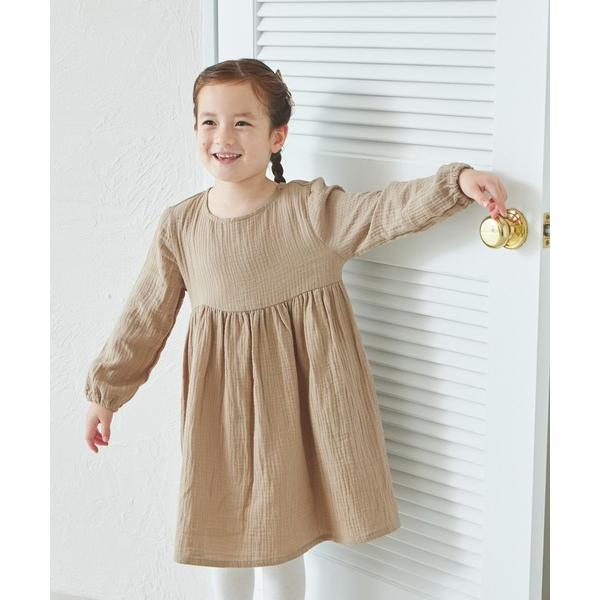 『タイムセール実施中』ZOZO問い合わせ番号:87539626ショップ:pairmanon，ペアマノンブランド:pairmanon，ペアマノン，coucou manon，ククゥ マノン商品名:【リンクコーデ】ダブルガーゼ コットン ワンピー...