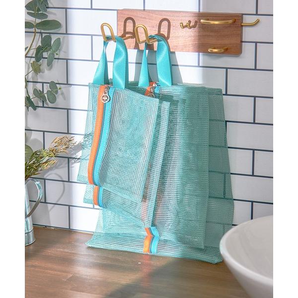 『タイムセール実施中』ZOZO問い合わせ番号:87641552ショップ:210nouve，トゥージュヌーブブランド:MKD.ZAKKA，エムケーディーザッカ商品名:バイカラー旅行用ランドリー トラベルポーチ 4点セットカテゴリ:雑貨/ホビー...