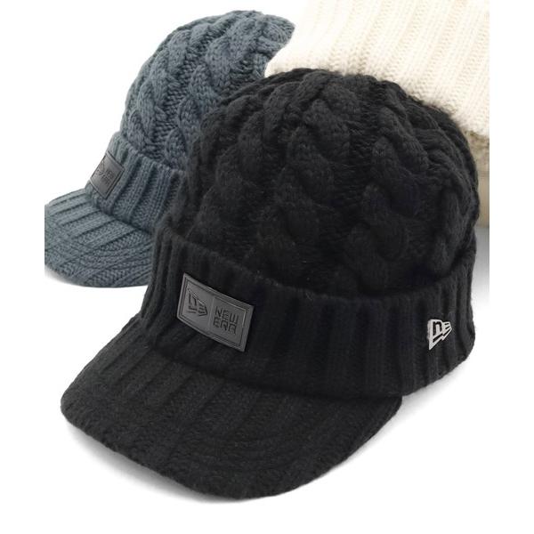 ZOZO問い合わせ番号:87641775ショップ:ONSPOTZ，オンスポッツブランド:NEW ERA，ニューエラ商品名:ニューエラ バイザー付きニット メタルプレート ONSPOTZ別注カテゴリ:帽子>ニットキャップ/ビーニーブラン...