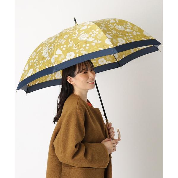 ZOZO問い合わせ番号:87642001ショップ:MOONBAT，ムーンバットブランド:LANVIN en Bleu，ランバンオンブルー，MOONBAT，ムーンバット商品名:長傘 耐風 花柄 サテンプリント ジャンプ式カテゴリ:ファッション...