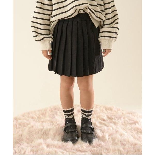 『セール実施中』ZOZO問い合わせ番号:87643442ショップ:petit main，プティマインブランド:Lycee mine，リセマイン，petit main，プティマイン商品名:ニットプリーツスカートカテゴリ:スカート>スカー...
