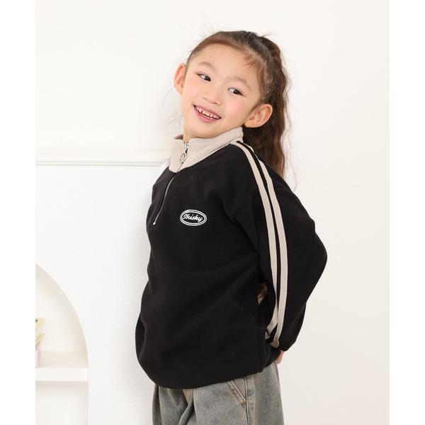 ZOZO問い合わせ番号:87676688ショップ:FUNALIVE，ファンアライブブランド:FUNALIVE，ファンアライブ商品名:サイドライン フリースハーフジップトレーナー KIDSカテゴリ:トップス>スウェットブランド品番:DI...