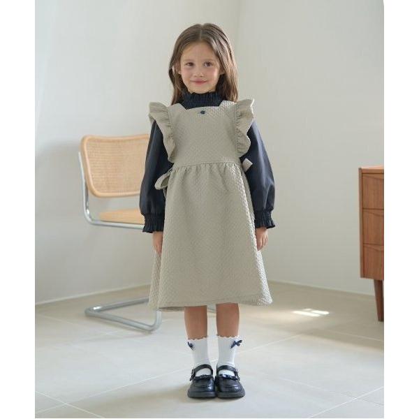 『セール実施中』ZOZO問い合わせ番号:87677125ショップ:petit main，プティマインブランド:Lycee mine，リセマイン，petit main，プティマイン商品名:【オケージョン】フリルエプロンワンピースカテゴリ:ワン...