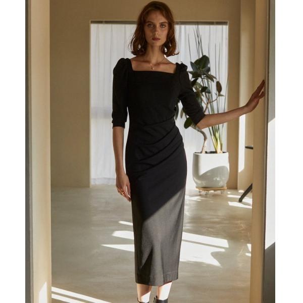 ZOZO問い合わせ番号:87708810ショップ:Jammin.，ジャミン ドットブランド:ERADIE，エラディエ商品名:Drape midi dress ドレープミディドレスカテゴリ:ワンピース/ドレス>ドレスブランド品番:163...