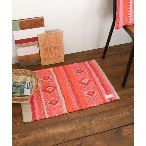 『タイムセール実施中』ZOZO問い合わせ番号:87709434ショップ:BAYFLOW，ベイフローブランド:BAYFLOW，ベイフロー商品名:Vカラーダイヤラグマットカテゴリ:インテリア>ラグ/マットブランド品番:138693素材:本...