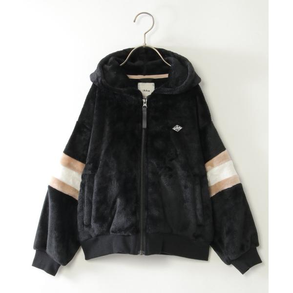 『タイムセール実施中』ZOZO問い合わせ番号:87710397ショップ:ikka LOUNGE，イッカラウンジブランド:ikka，イッカ商品名:ファーフリース袖切り替えパーカー（110~160cm）カテゴリ:ジャケット/アウター>ブル...