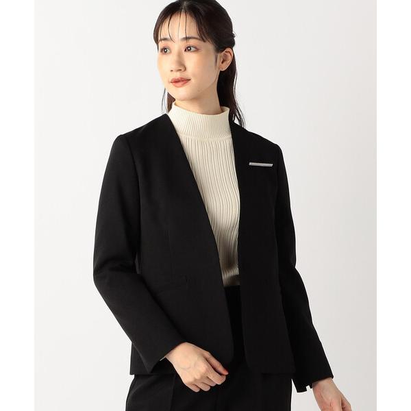 『タイムセール実施中』ZOZO問い合わせ番号:87712735ショップ:COMME CA ISM，コムサイズムブランド:COMME CA ISM，コムサイズム商品名:【セットアップ対応】杢調 ノーカラージャケットカテゴリ:フォーマルスーツ/...