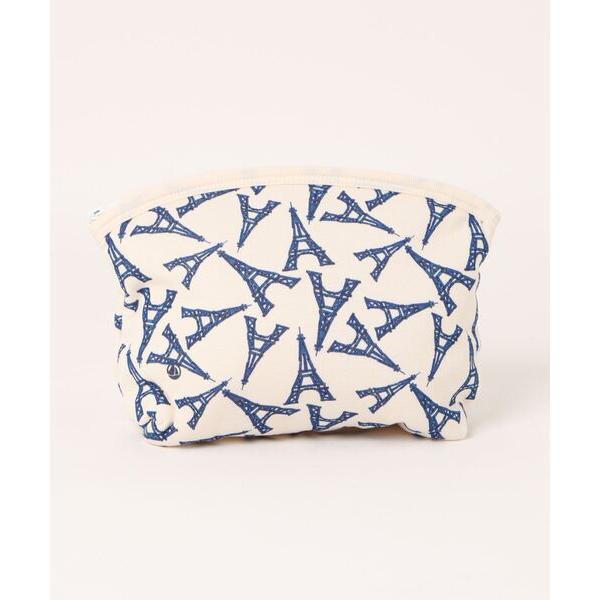 ※このアイテムは返品・交換対象外商品です。ZOZO問い合わせ番号:87714770ショップ:PETIT BATEAU，プチバトーブランド:PETIT BATEAU，プチバトー商品名:エッフェル塔プリントポーチカテゴリ:ママ＆ベビー>お...