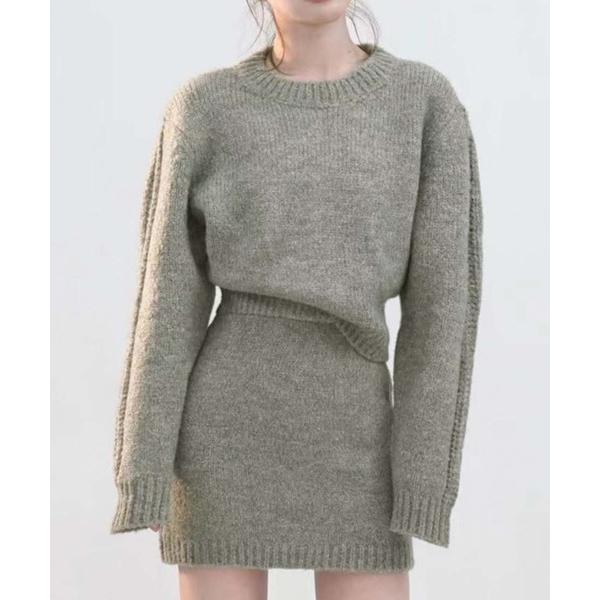 『タイムセール実施中』ZOZO問い合わせ番号:87717850ショップ:Doula Doula，ドゥーラドゥーラブランド:Doula Doula，ドゥーラドゥーラ商品名:セットアップ ニットプルオーバー＆ミニスカート 2点セットカテゴリ:ジ...