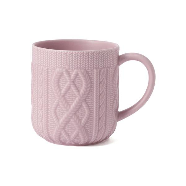 ZOZO問い合わせ番号:87719006ショップ:Francfranc，フランフランブランド:Francfranc，フランフラン商品名:ニットマグ ピンクカテゴリ:食器/キッチン>グラス/マグカップ/タンブラーブランド品番:11010...