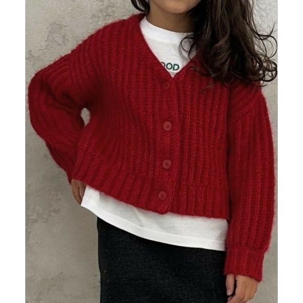 『タイムセール実施中』ZOZO問い合わせ番号:87750569ショップ:Mac-House，マックハウスブランド:Mac-House，マックハウス商品名:【ガールズ】GOOD CREW モヘアＶネック カーディガンカテゴリ:トップス>...