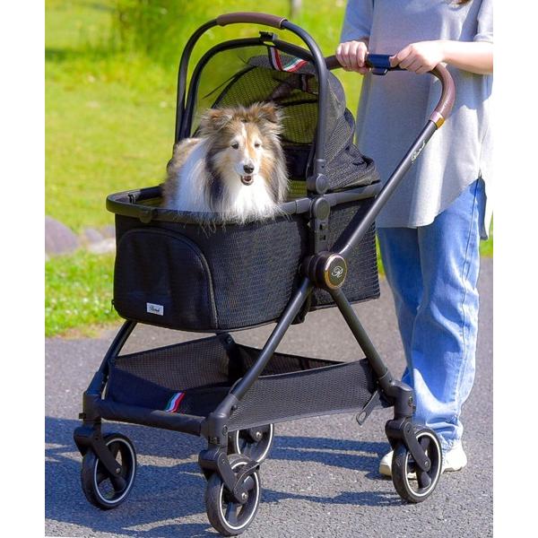 ペットキャリー 軽量 お着替え ペットバギー 「RIVORDO BUGGY」「メッシュタイプ」