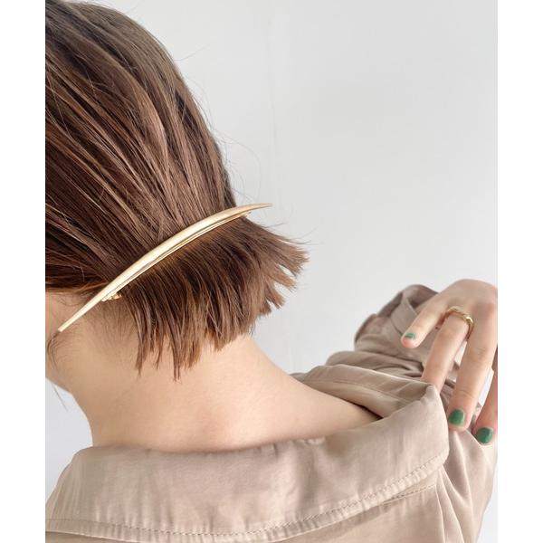 ヘアクリップ ワイドムーンバレッタ