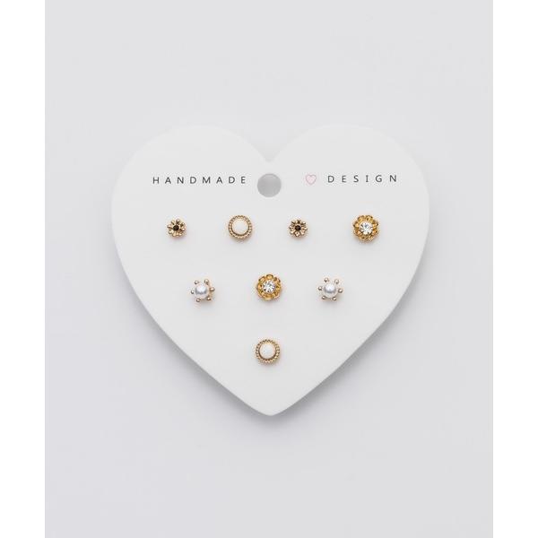 つけっぱなし ピアス ピアス 4セット / pierce 4 set レディース