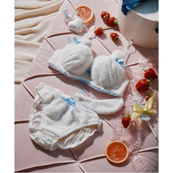 ブラジャー ショーツセット ふわふわラブリーキャットブラジャー＆ショーツセット