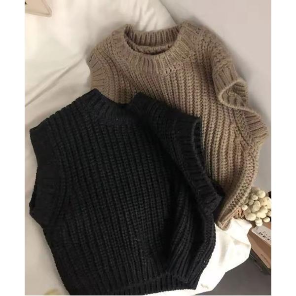 『タイムセール実施中』ZOZO問い合わせ番号:87924263ショップ:RiNc，リンクブランド:Bambin，ボンバン商品名:【 Bambin / ボンバン 】 クルーネック ニット ベストカテゴリ:トップス>ベストブランド品番:B...