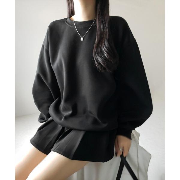 ZOZO問い合わせ番号:88055690ショップ:me+em select，ミームセレクトブランド:me+em select，ミームセレクト商品名:【 セットアップ 】オーバースウェットトップス ＋ プリーツミニスカート SET ／ ove...