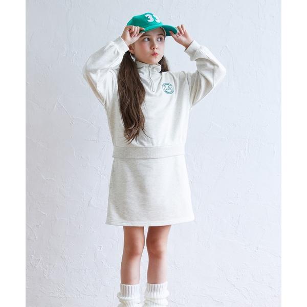 『セール実施中』ZOZO問い合わせ番号:88091232ショップ:coca，コカブランド:coca（coca），コカ商品名:キッズ ハーフジップ スウェットワンピースカテゴリ:ワンピース/ドレス>ワンピースブランド品番:26-2407...