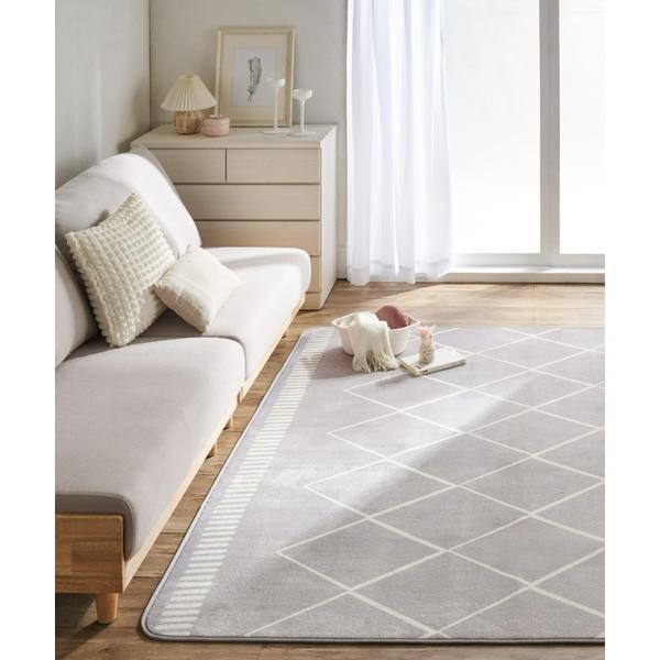 『タイムセール実施中』ZOZO問い合わせ番号:88096298ショップ:BELLUNA PLUS，ベルーナ プラスブランド:iellio，イエリオ商品名:はっ水フランネルラグ / S 130×180カテゴリ:インテリア>ラグ/マットブ...