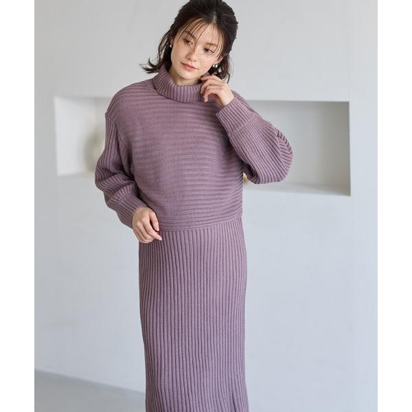 『タイムセール実施中』ZOZO問い合わせ番号:88190585ショップ:cross marche，クロスマルシェブランド:Rosemadame，ローズマダム商品名:リブ切替ニットワンピース（マタニティ/授乳服）授乳楽々 妊婦服 産前・産後対...