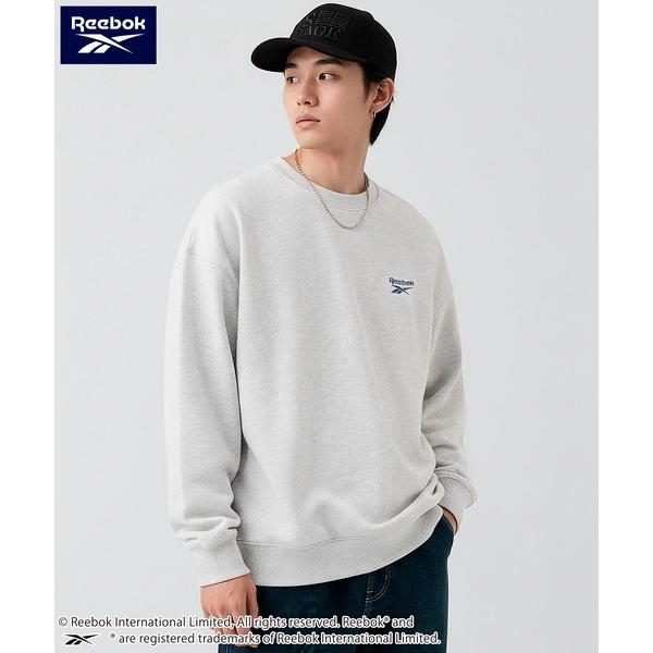 トレーナー スウェット Reebok リーボック ブランドロゴ ワンポイント 刺繍 裏毛 長袖 スウェット トレーナー メンズ レディース