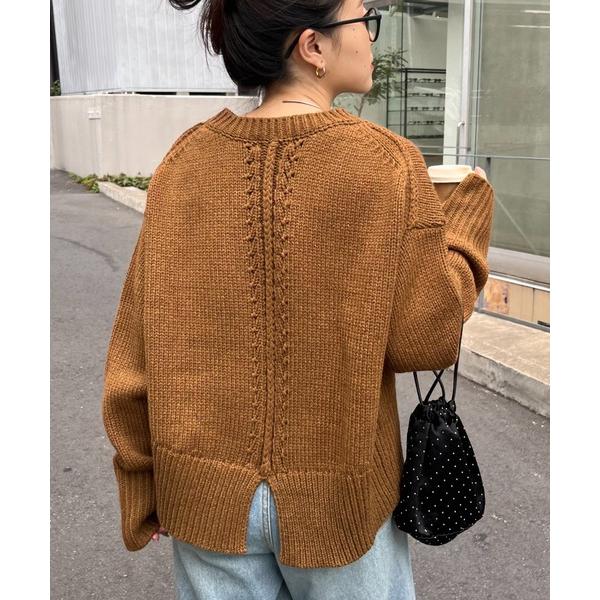 ZOZO問い合わせ番号:88223946ショップ:CIAOPANIC TYPY，チャオパニックティピーブランド:CIAOPANIC TYPY，チャオパニックティピー商品名:【WEB限定】バックスリットメランジカラーニットカテゴリ:トップス&...