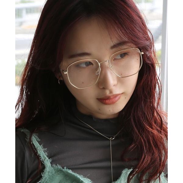 『タイムセール実施中』ZOZO問い合わせ番号:88225660ショップ:collecala，コレカラブランド:colleca la，コレカラ商品名:メタルフレーム 大きめレンズめがね/伊達メガネカテゴリ:ファッション雑貨>メガネブラン...