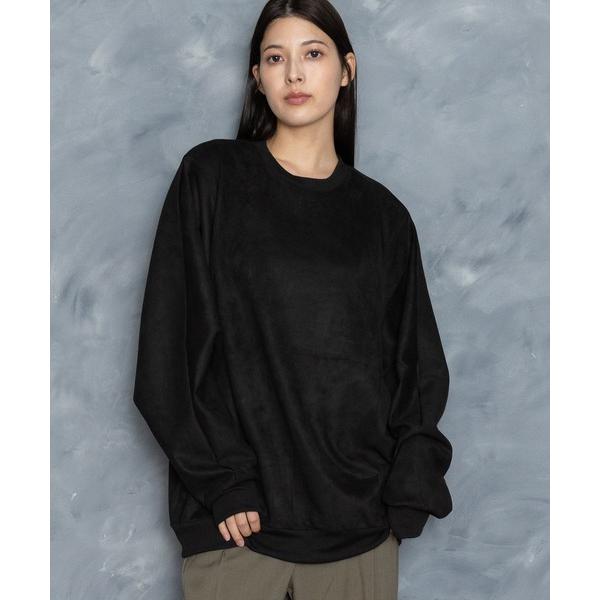 トレーナー スウェット faux suede dolman sleeve cutsew/スウェードタッチ ドルマンスリーブ カットソー メンズ レディース