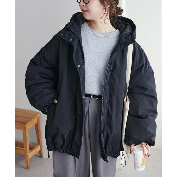 ブルゾン アウター 「軽くて暖かい」中綿モンスターパーカー「WEB限定」 レディース