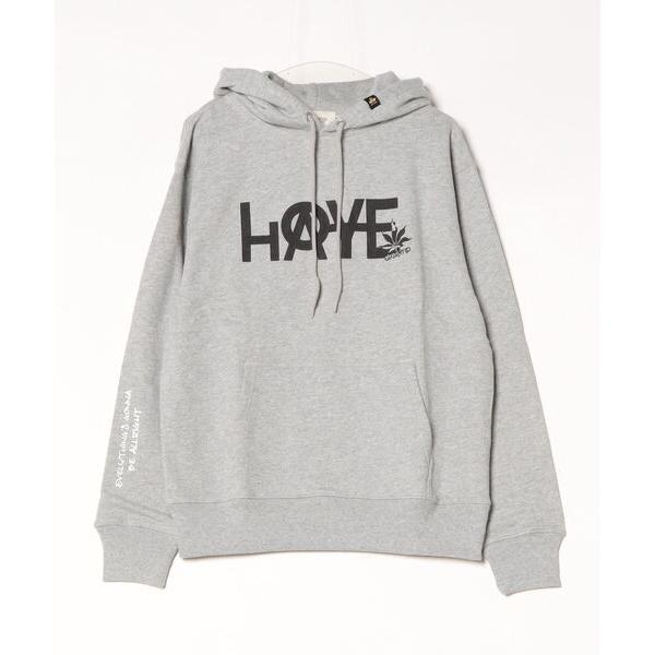 パーカー 裏毛フーディL/S（LOVE-HATE） メンズ