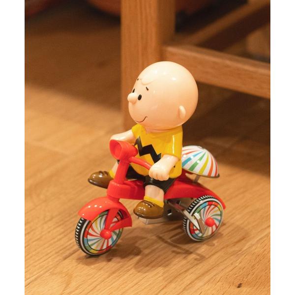 フィギュア Super7 スーパー7 Peanuts スーパーサイクル チャーリー・ブラウン（イエローシャツ／レッドトライク） オブジェ