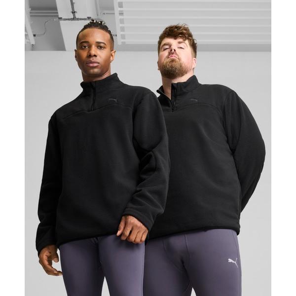 ダウンジャケット ダウン PUMA プーマ メンズ ランニング ウィンター テック ポーラー フリース クォータージップ ジャケット メンズ