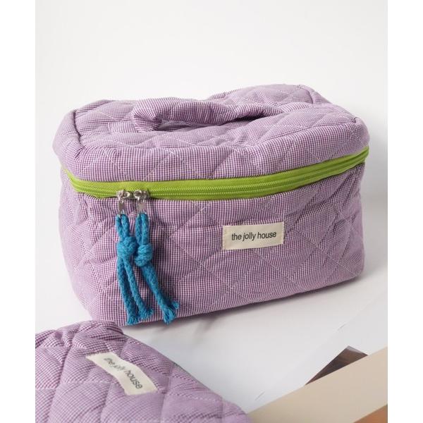 『タイムセール実施中』ZOZO問い合わせ番号:88465944ショップ:Port，ポートブランド:Sowel.，ソエル，Port，ポート商品名:【 Sowel. / ソエル 】 バイカラー チェック ビッグ メイク ポーチ / マルチ ポー...