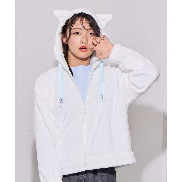 ZOZO問い合わせ番号:88467277ショップ:cross marche，クロスマルシェブランド:BISKEE，ビスキー商品名:ねこ耳ZIPモコモコ ボアパーカー/ジップアップパーカー（140cm〜160cm）カテゴリ:トップス>パ...