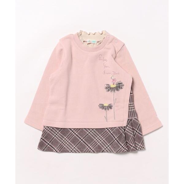 『セール実施中』ZOZO問い合わせ番号:88468168ショップ:KP，ケーピーブランド:KP，ケーピー商品名:mimi＆花刺しゅうチュニック(80〜130)カテゴリ:ワンピース/ドレス>チュニックブランド品番:17202145素材:...