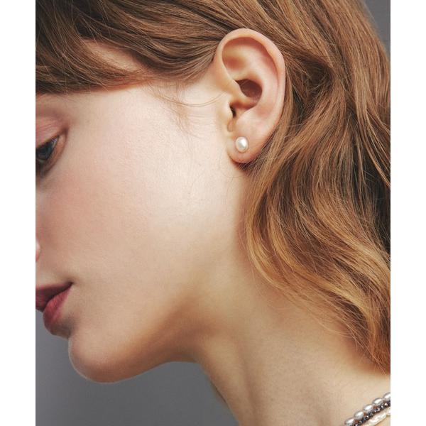 パール アレルギー対応 ピアス 「les bonbon」ancient stud pearl pierce S/エイシェント スタッド パールピアス　S レディース