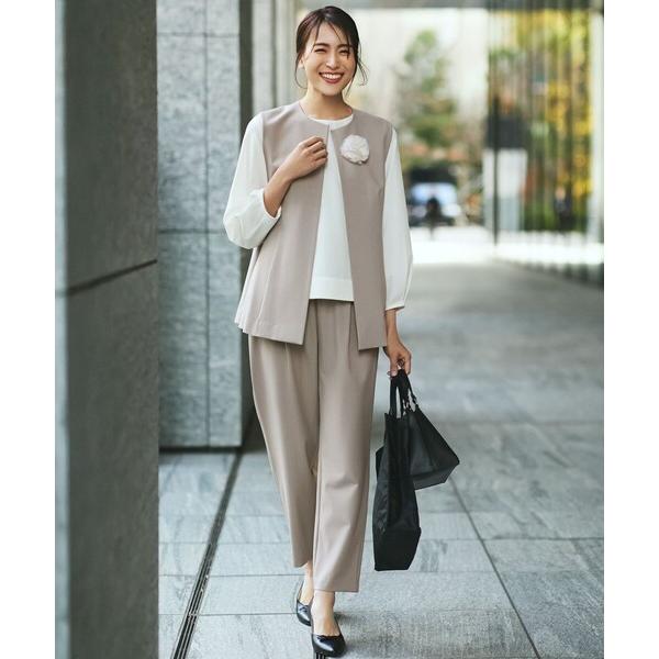 『セール実施中』ZOZO問い合わせ番号:88535009ショップ:L size ONWARD（大きいサイズ），エルサイズ　オンワードブランド:ANY，エニィ商品名:【3SET】セレモニー3点セット（ブラウス＋ジレ＋パンツ）カテゴリ:ジャケッ...